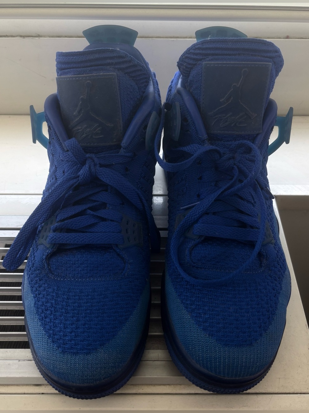 Nike 2019 Limited Air Jordan 4 Retro Flyknit Hyper Royal Men’s Size 10 Like New